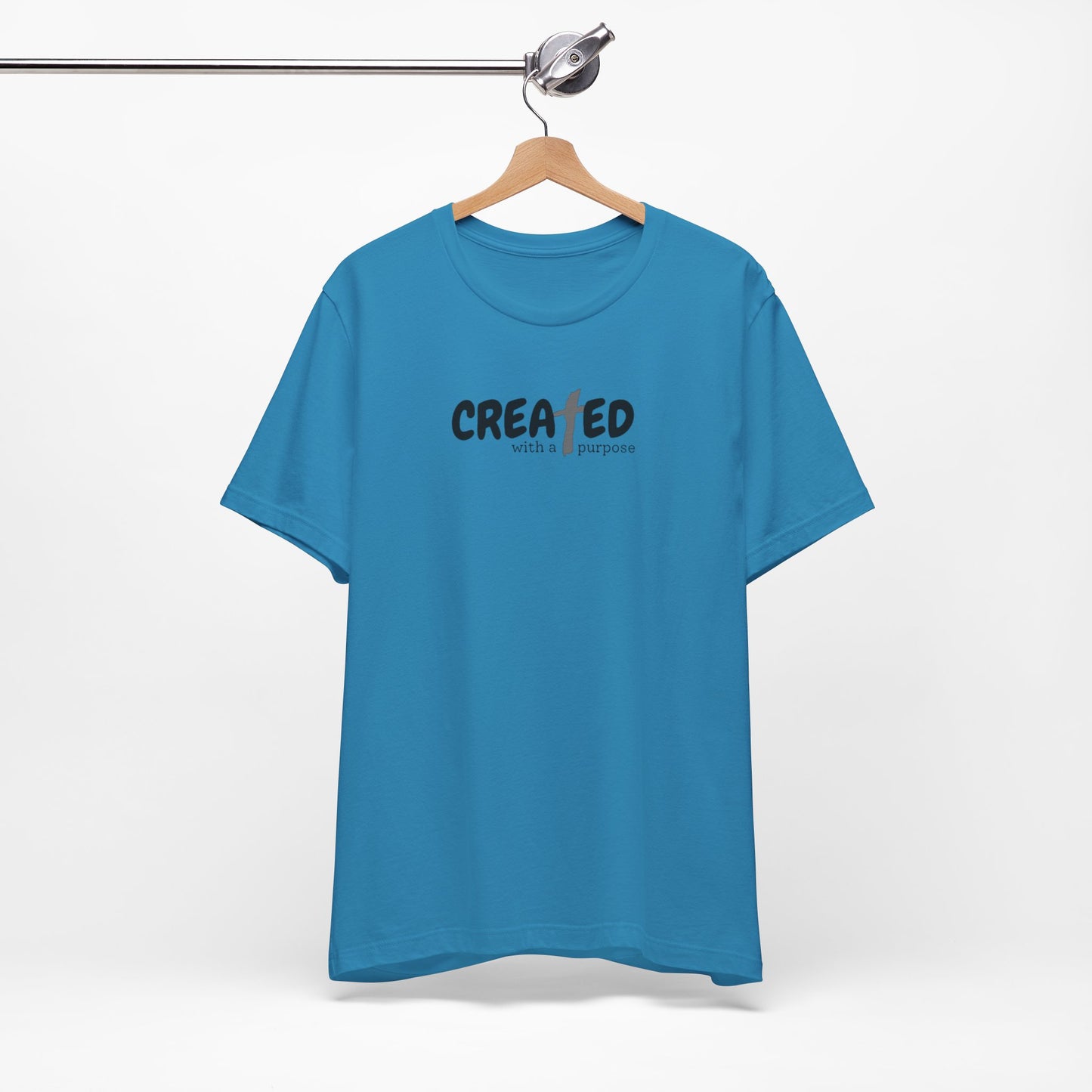 Created with a Purpose - Unisex Jersey Short Sleeve Tee