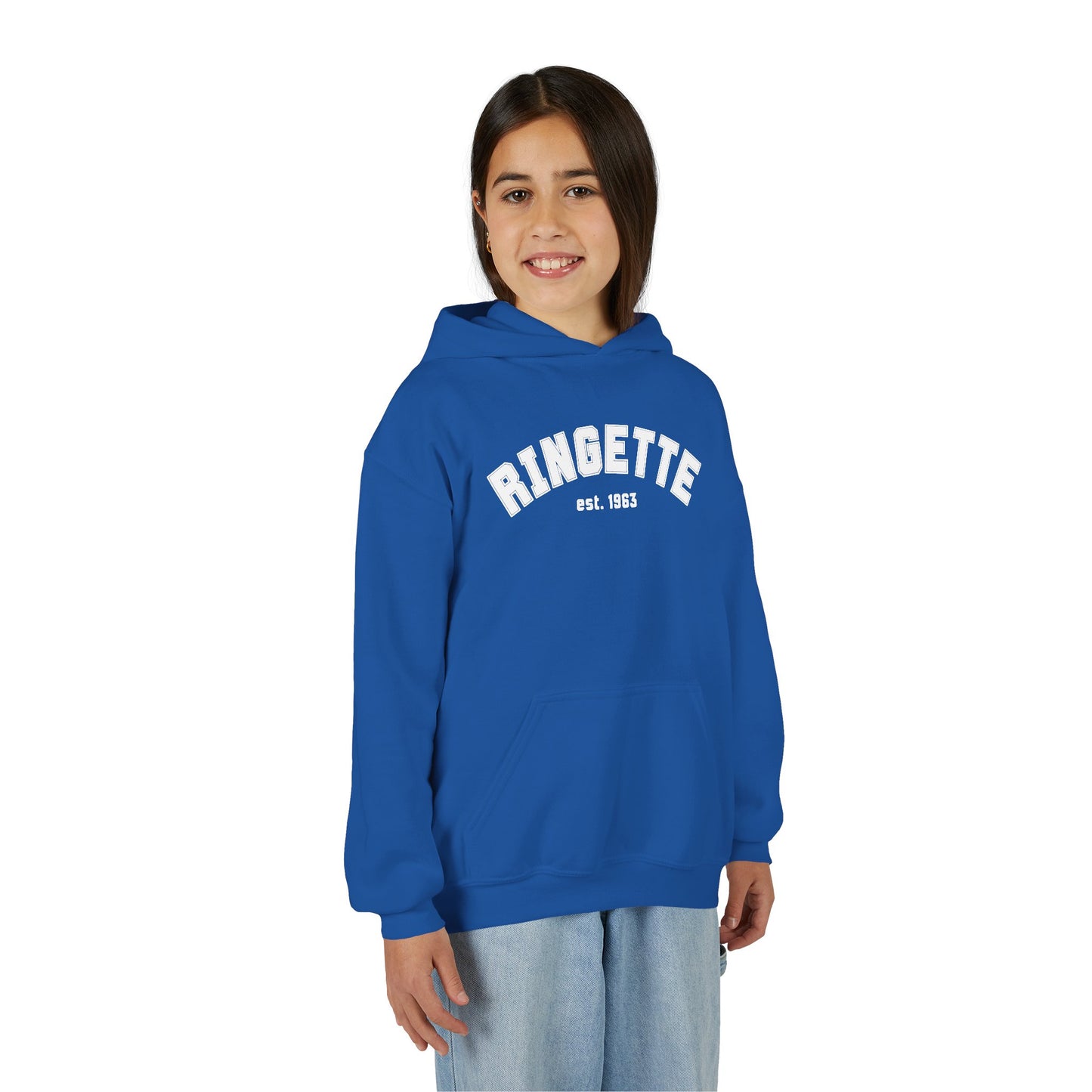 Ringette est. 1963 - Youth Varsity Arch Hoodie
