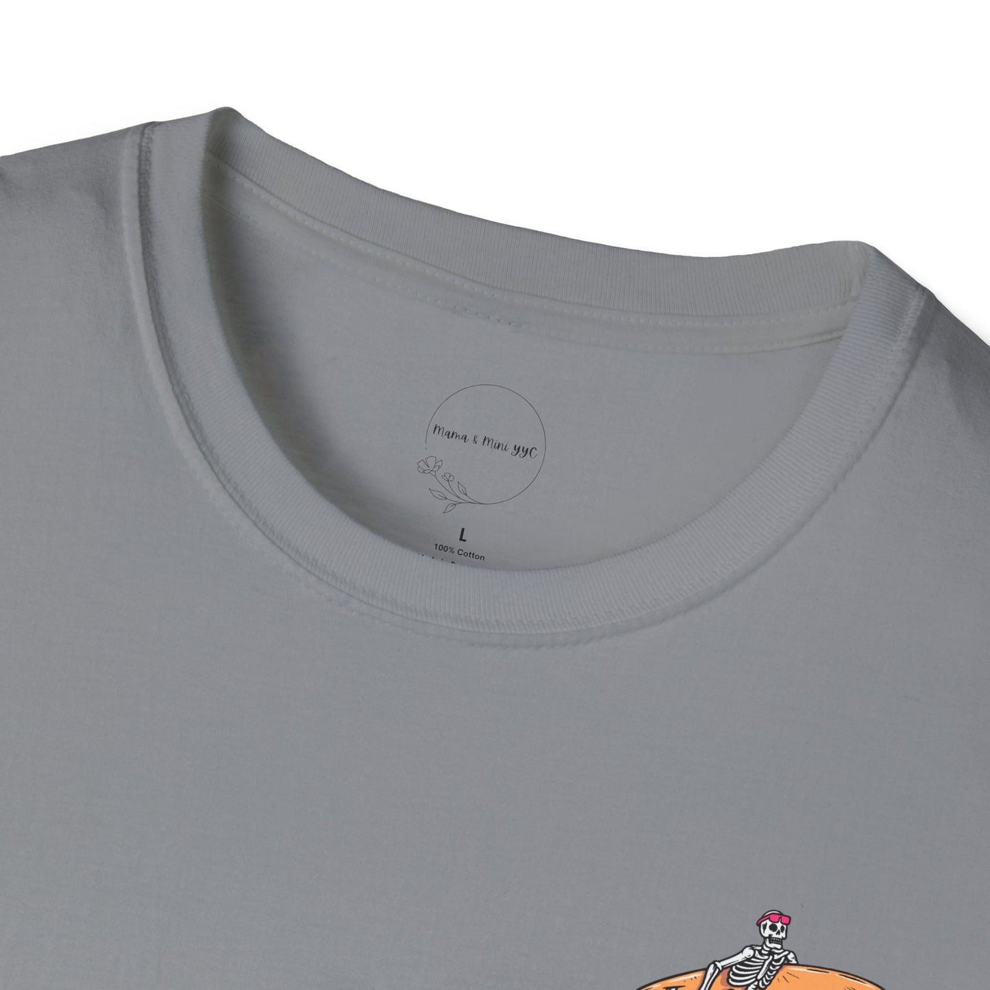 Skeleton Surfer, "Life's a Wave Catch It" Unisex T-Shirt