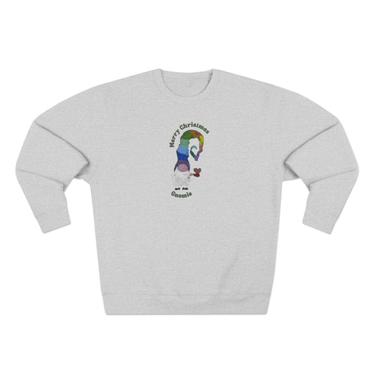 Merry Christmas, Gnomie Crewneck Sweatshirt | Christmas Gnome Holiday Sweatshirt