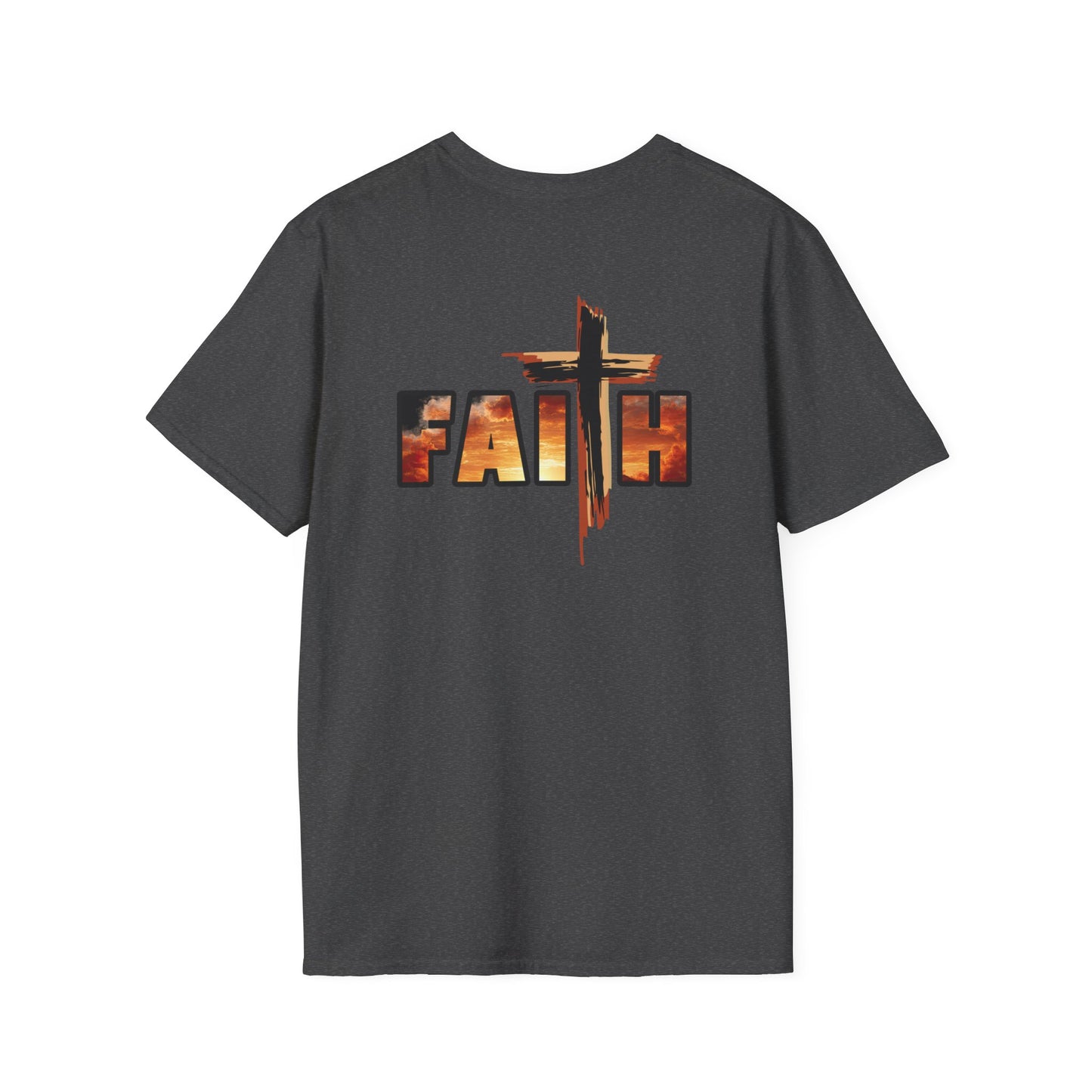 FAITH Sunrise Printed Cross T‑Shirt - Unisex