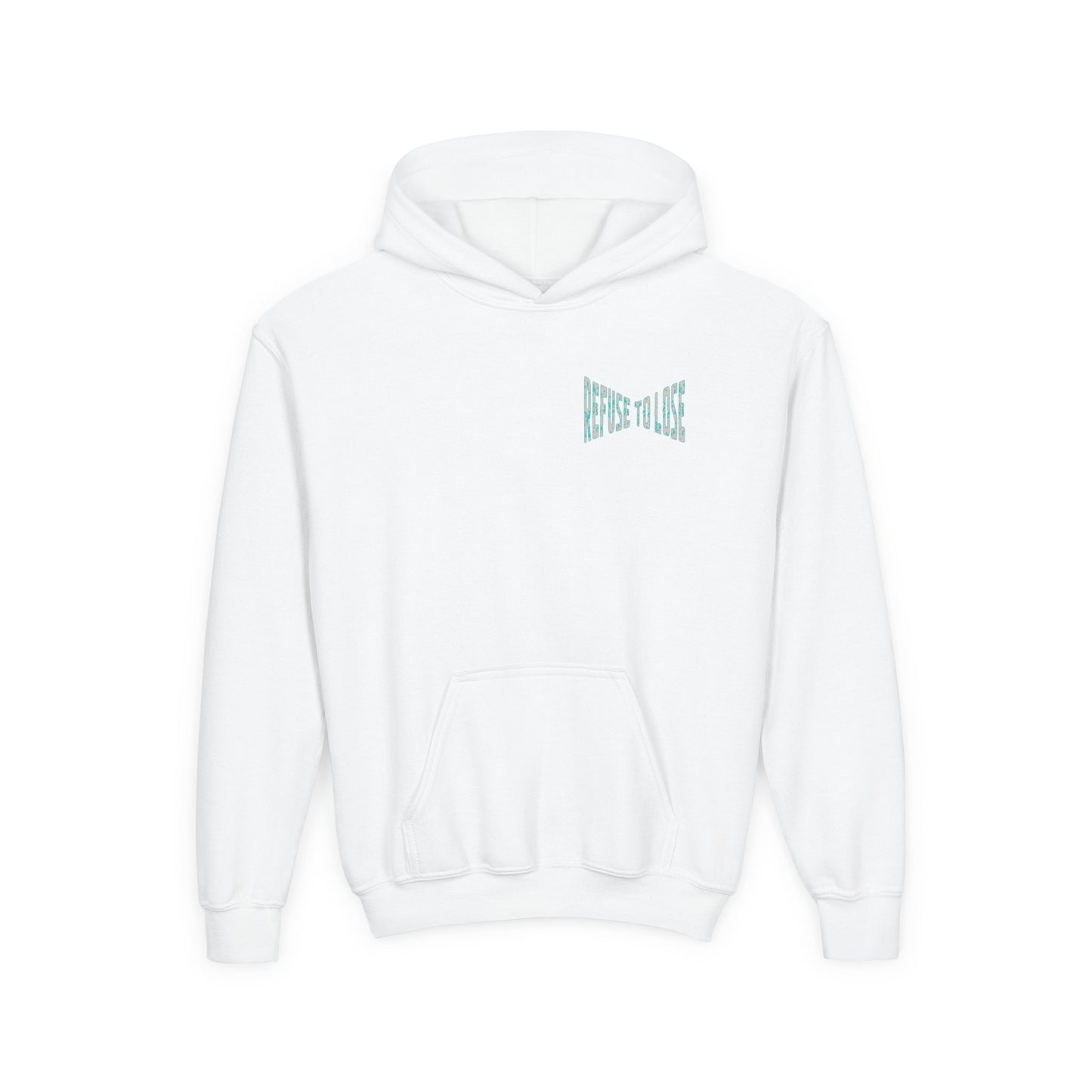Youth Hoodie – “Refuse to Lose” Melting Baseball Graphic Hoodie