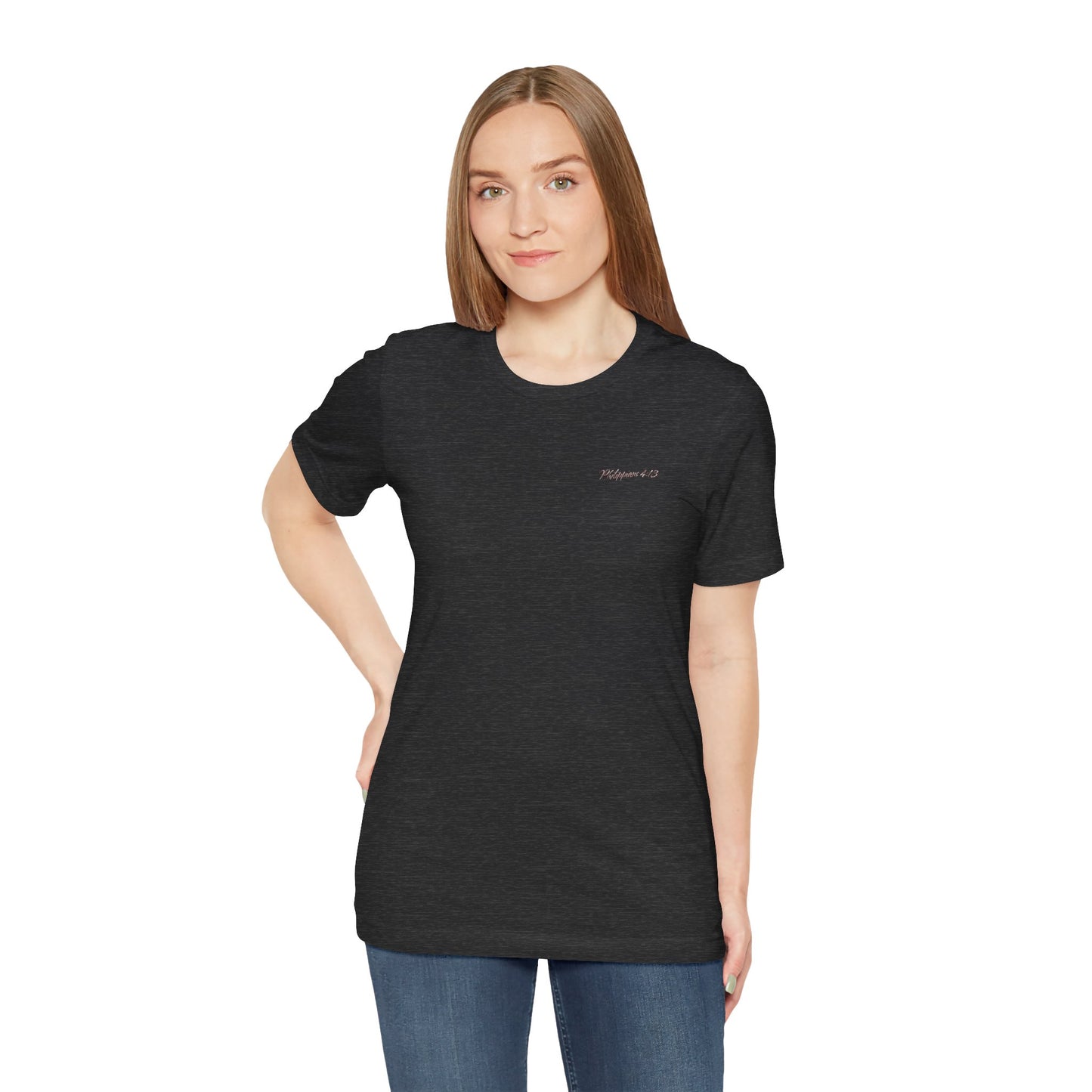 Philippians 4:13 Baseball Cross Unisex T-Shirt — "I Can Do All Things Through Christ"