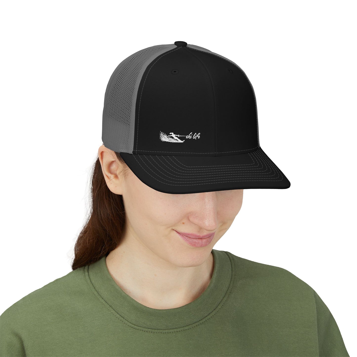 Ski Life - Female Waterskier Trucker Cap