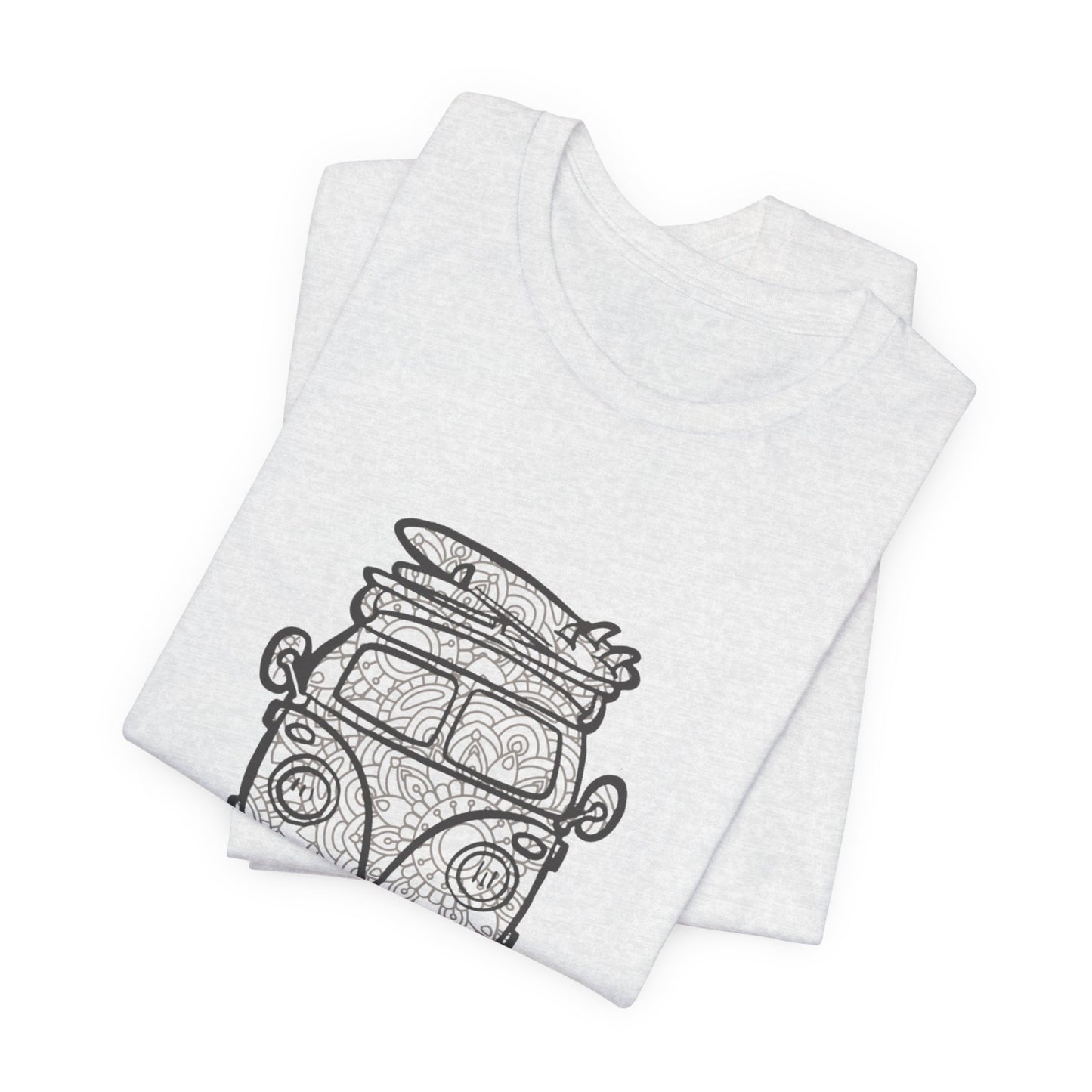 Vintage VW Mandala Surf Van T‑Shirt