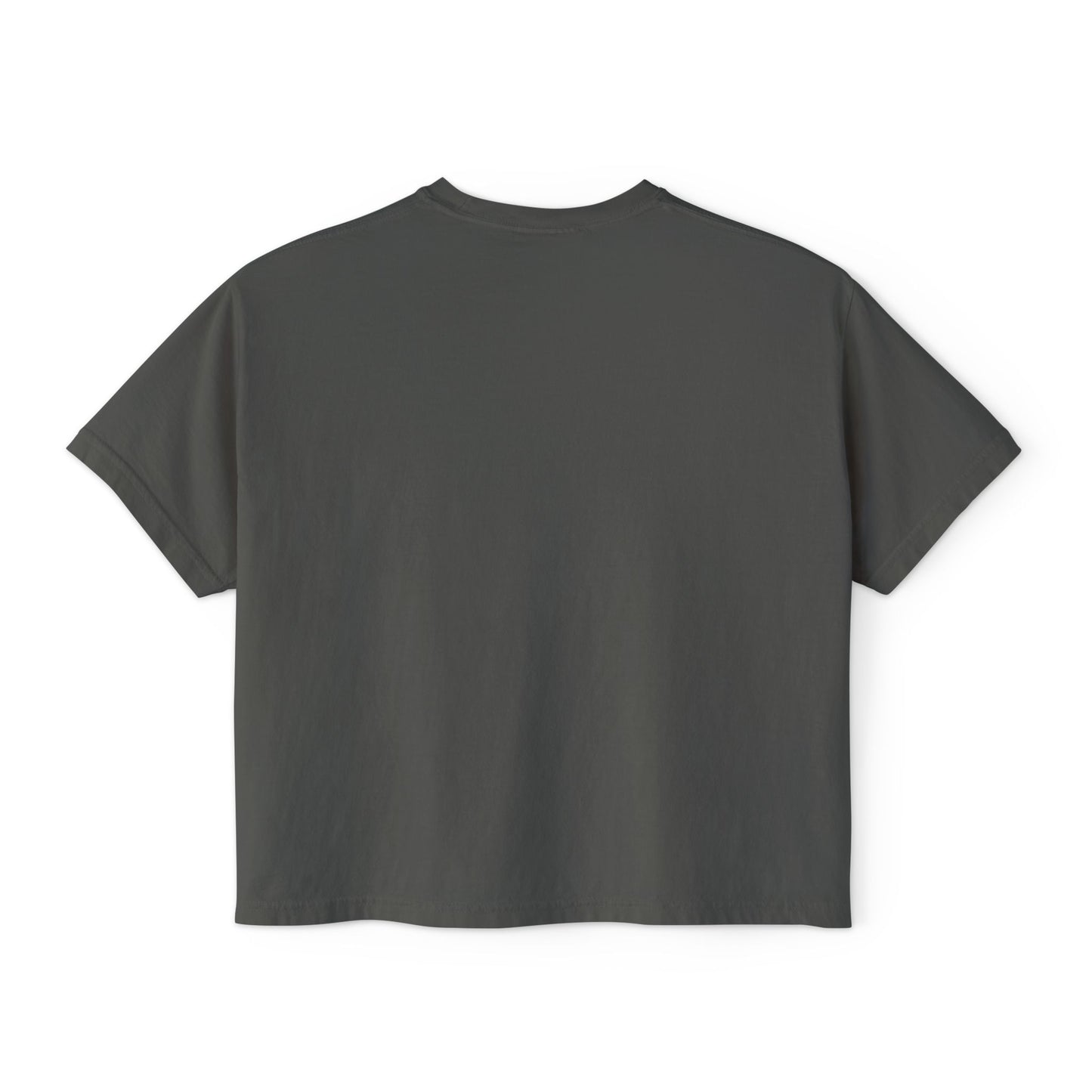 Women's Cropped Boxy Tee - Pray On It, Pray Over It, Pray Through It
