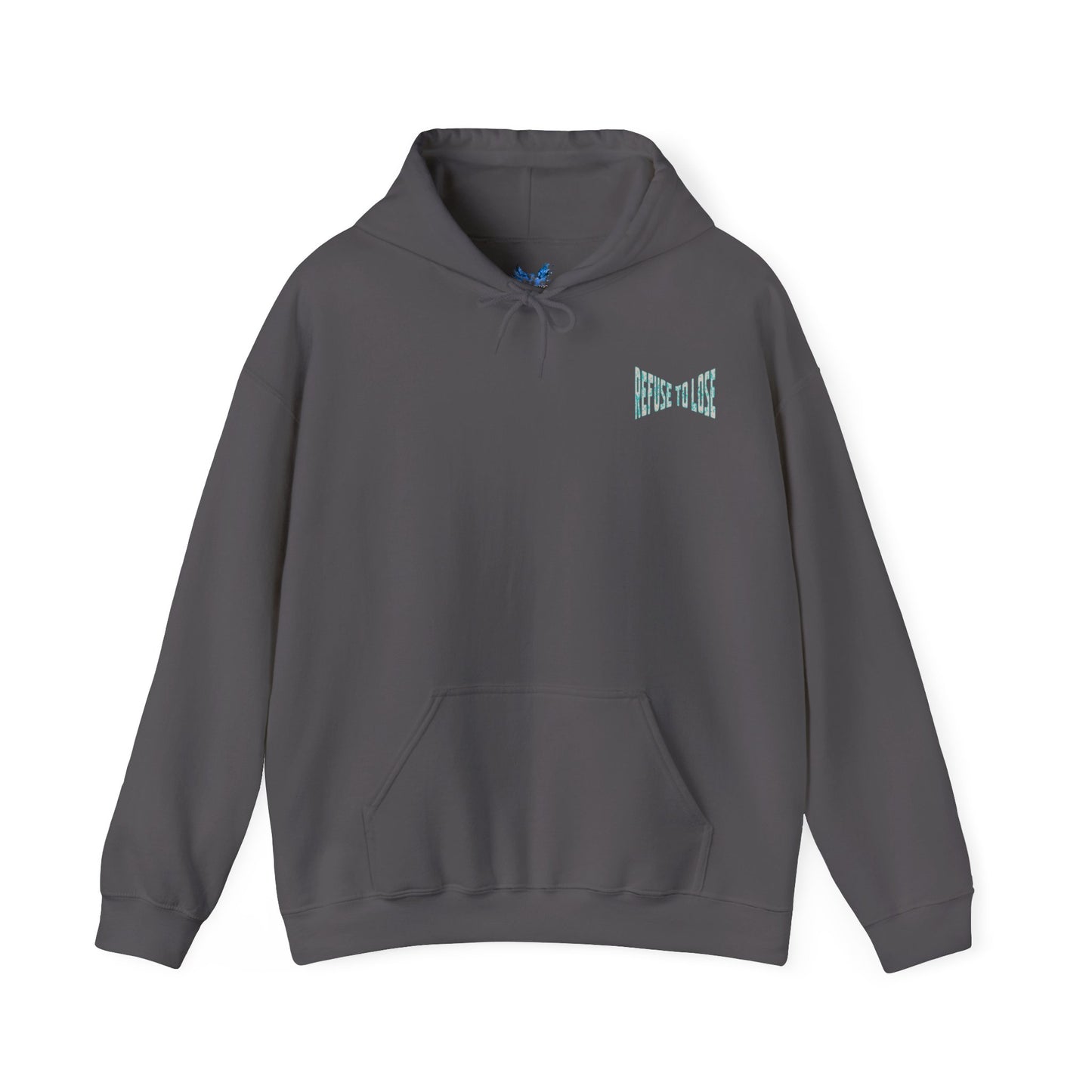 Adult Hoodie — “Refuse to Lose” Melting Baseball Graphic Hoodie