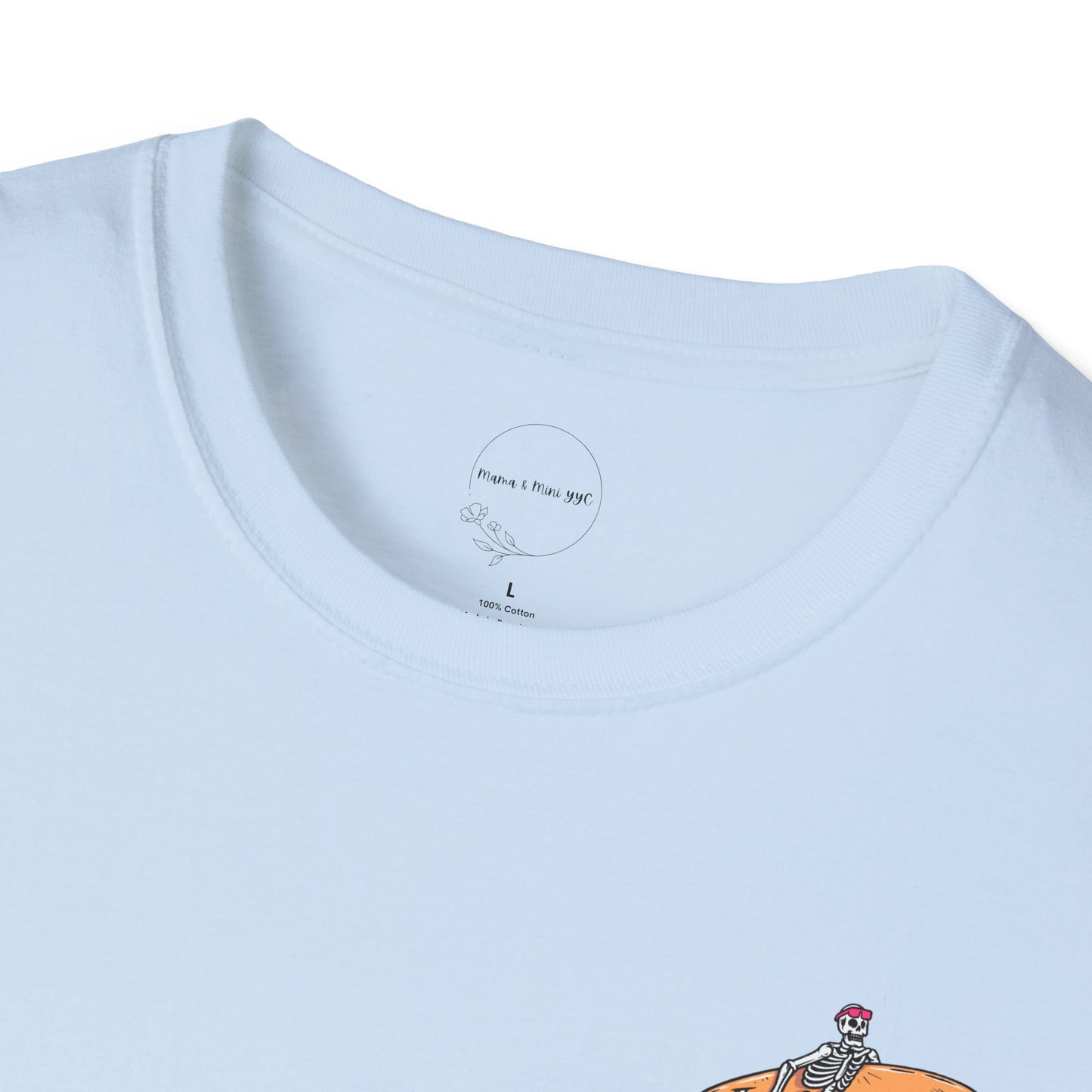 Skeleton Surfer, "Life's a Wave Catch It" Unisex T-Shirt