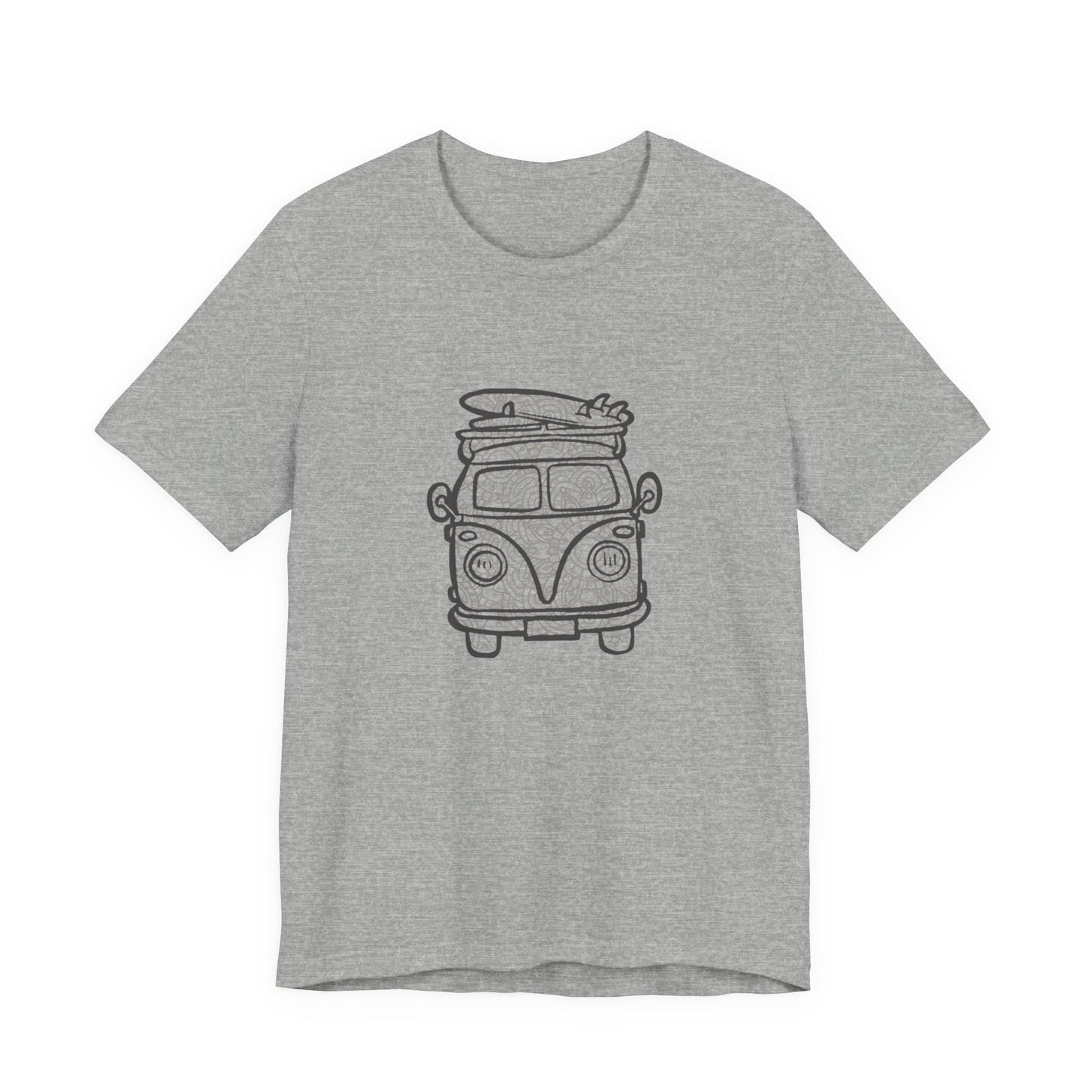 Vintage VW Mandala Surf Van T‑Shirt