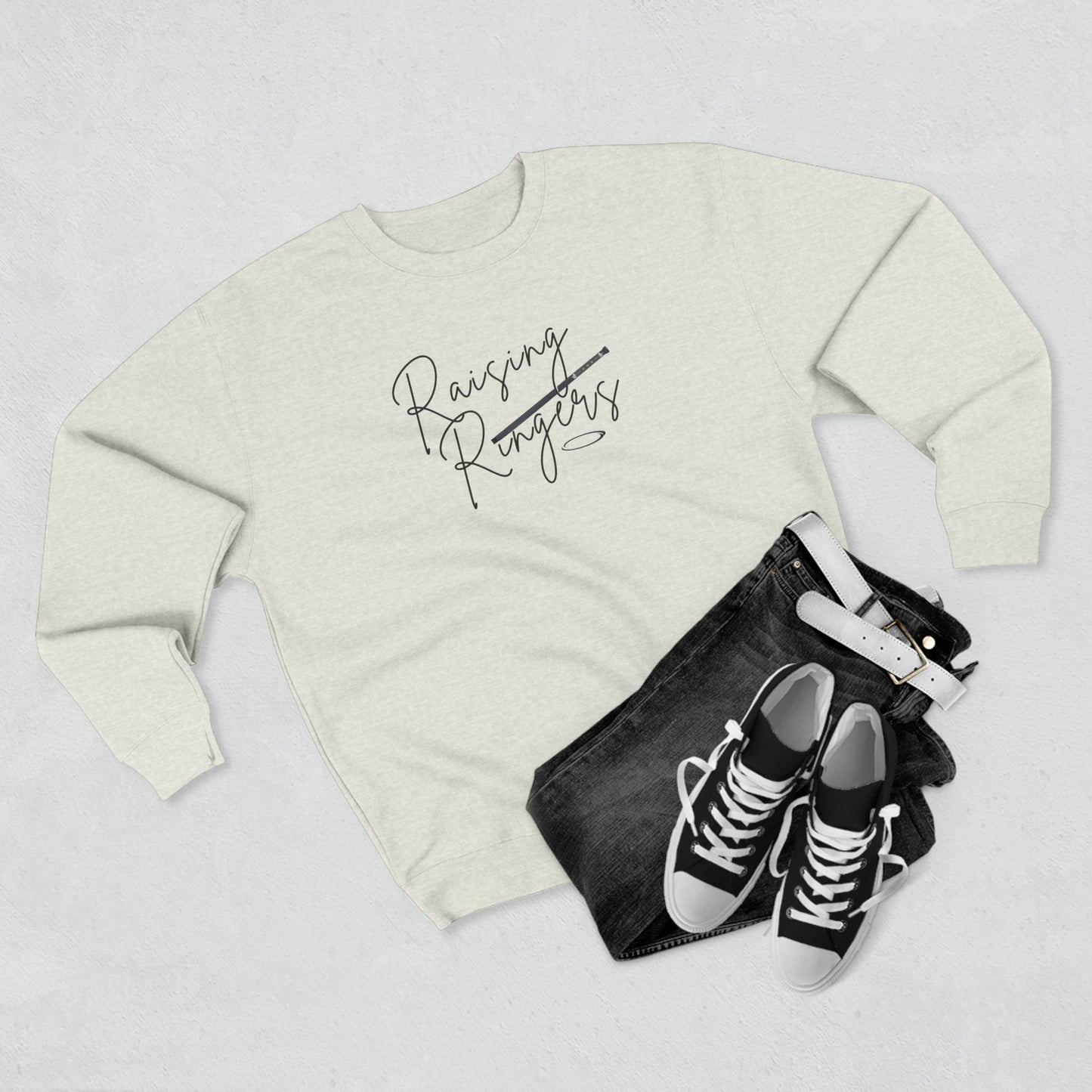 Raising Ringers Sweatshirt | Ringette Mom Crewneck