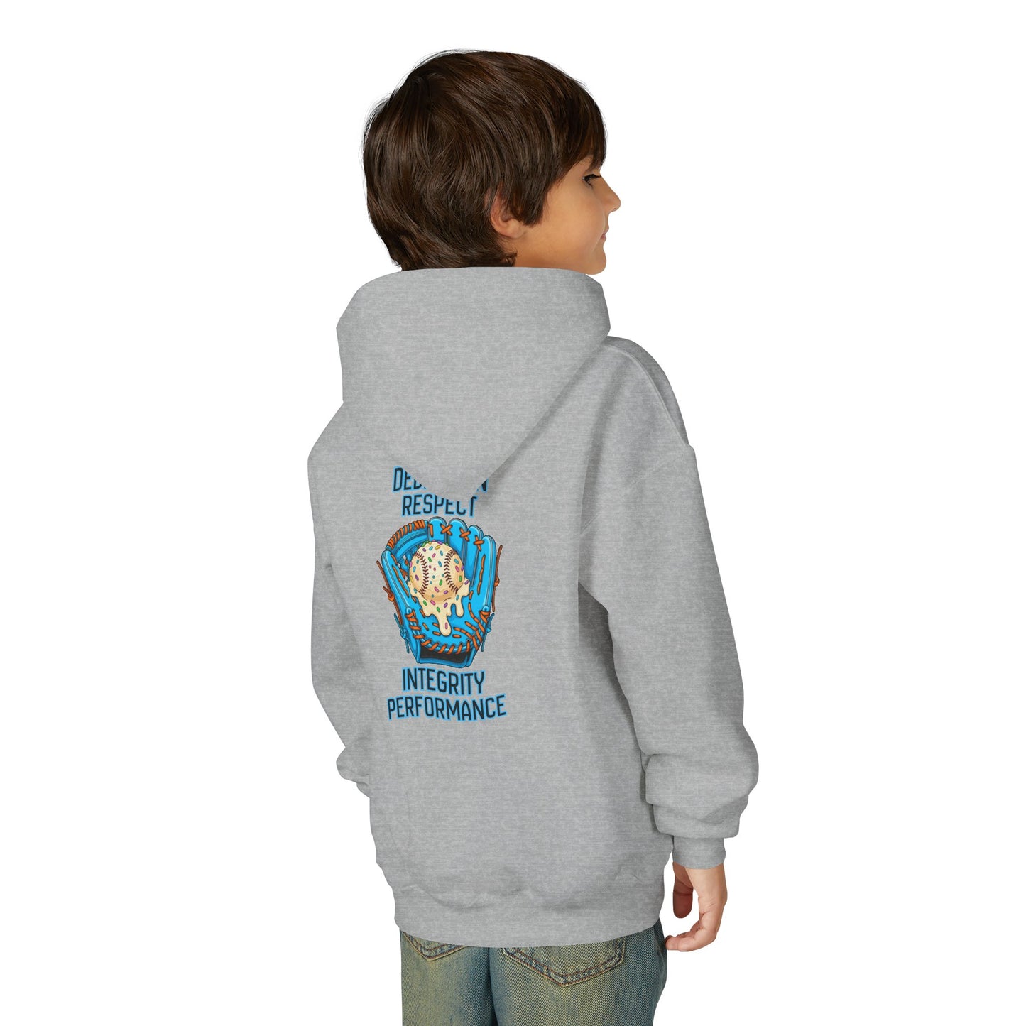 Youth Hoodie — "DRIP" Baseball - ‘Dedication, Respect, Integrity, Performance’