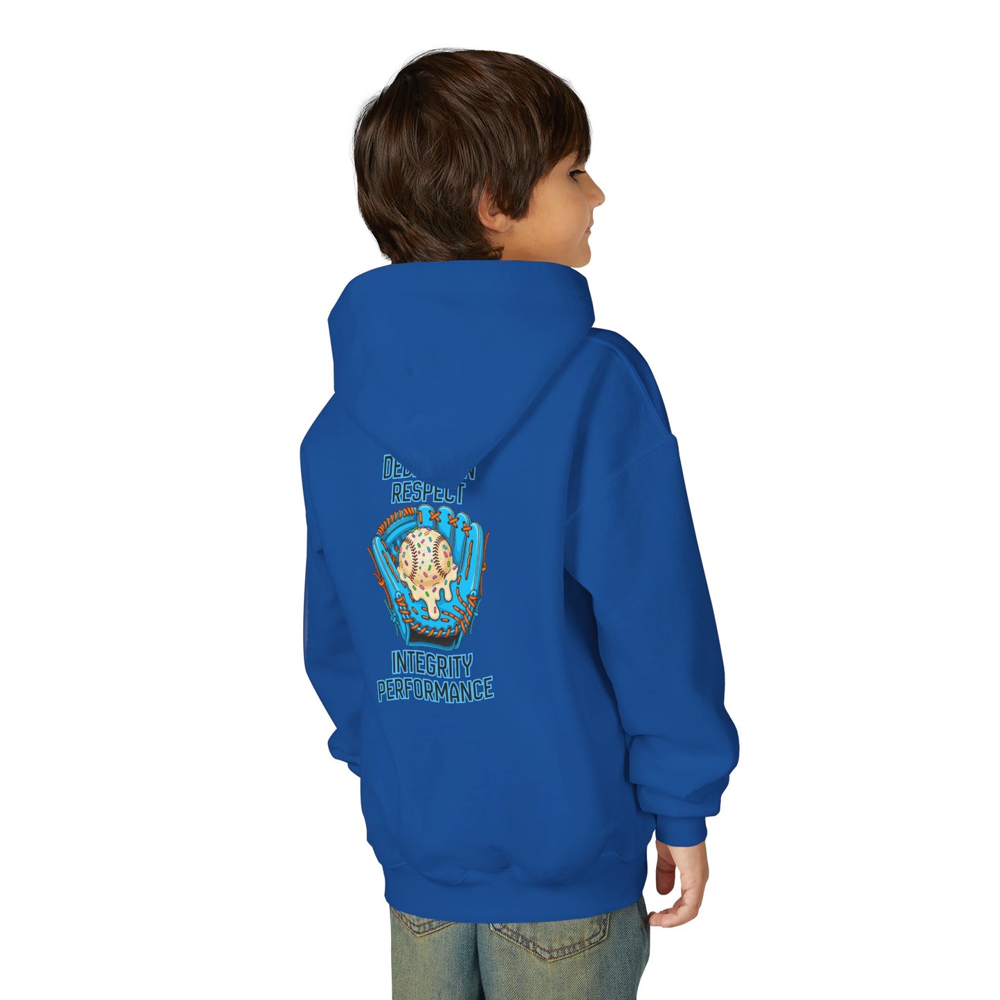 Youth Hoodie — "DRIP" Baseball - ‘Dedication, Respect, Integrity, Performance’