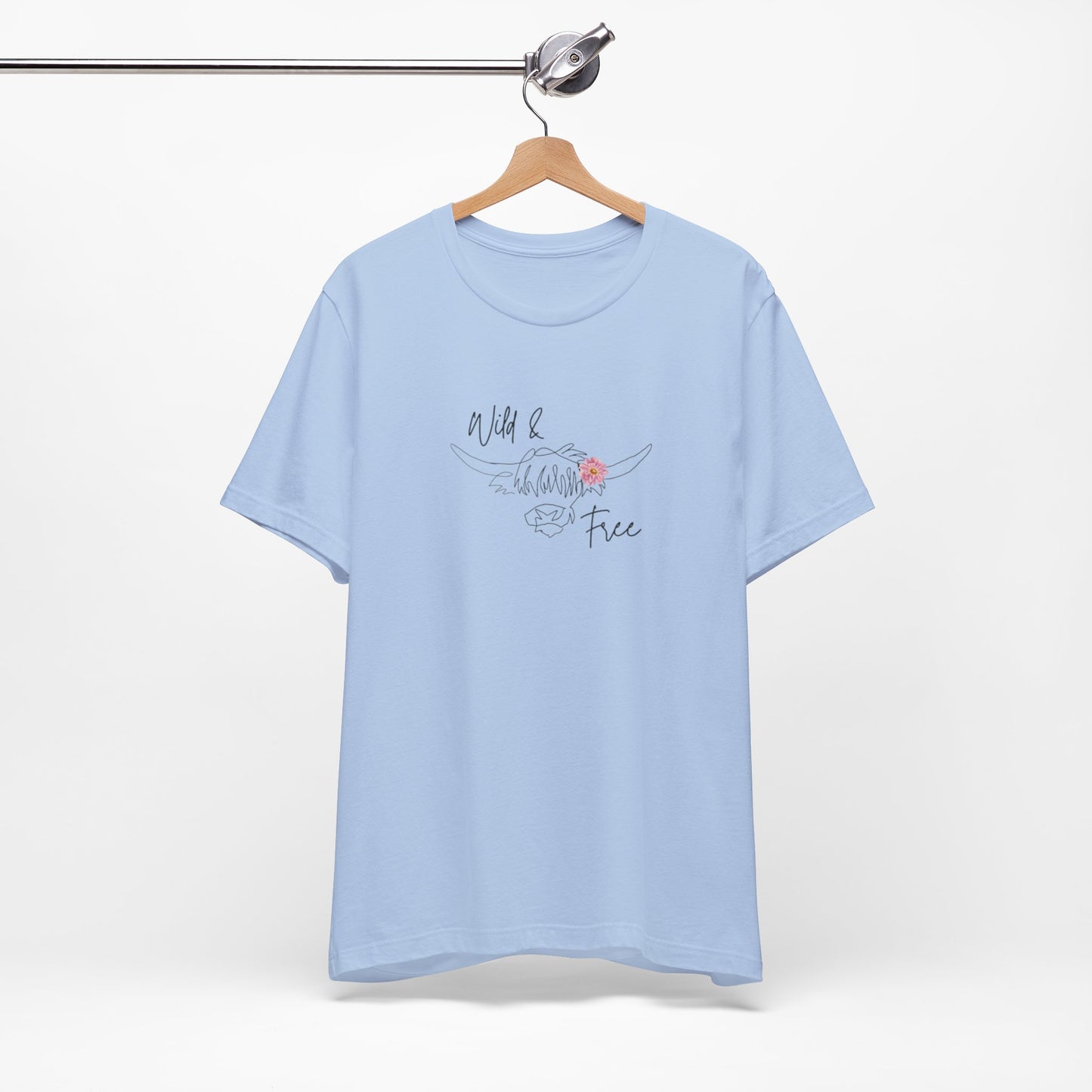 Wild & Free - Unisex Style Jersey Short Sleeve Tee