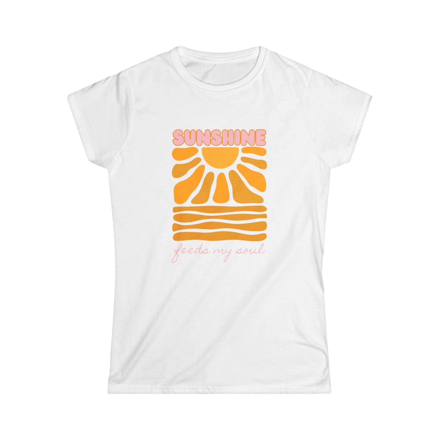 Sunshine Feeds My Soul Women's Retro Tee