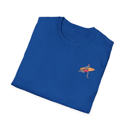Skeleton Surfer, "Life's a Wave Catch It" Unisex T-Shirt