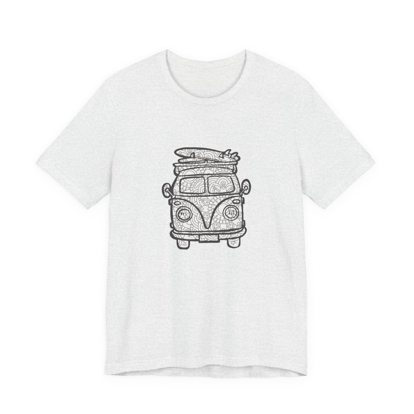 Vintage VW Mandala Surf Van T‑Shirt