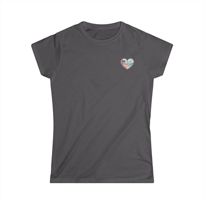 'Stay Wild, Ocean Child' Heart Women's Tee