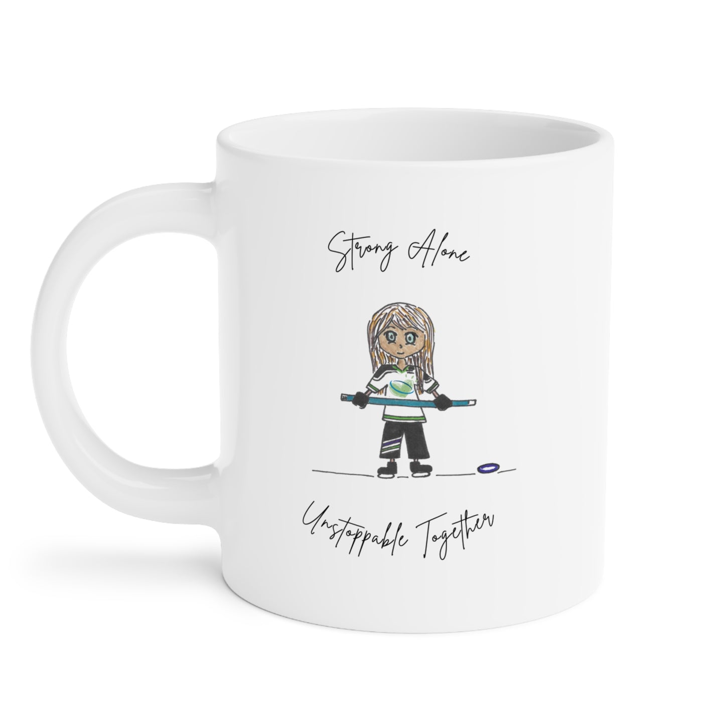Strong Alone, Unstoppable Together - Ringette Mug