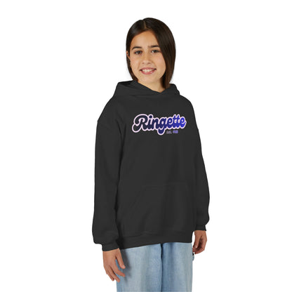 Ringette est 1963 - Youth Hoodie Bubble Logo
