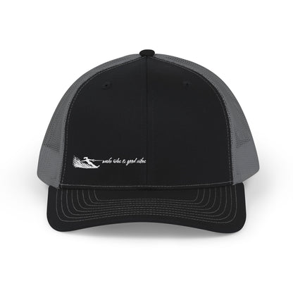 Wake Rides & Good Vibes - Female Waterskier Trucker Cap
