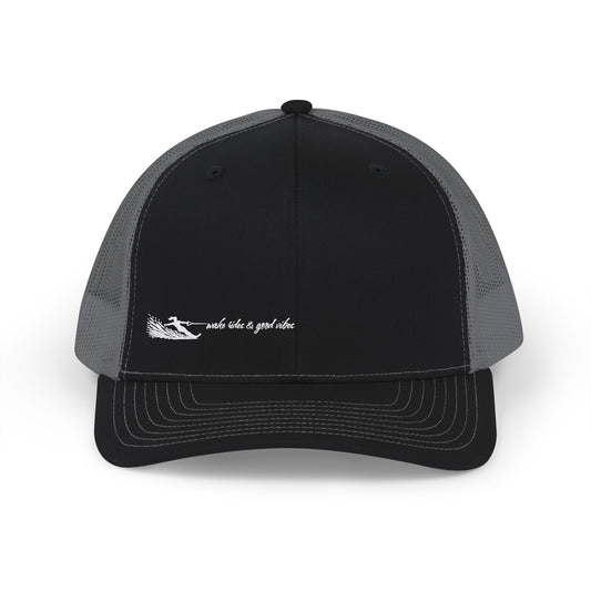 Wake Rides & Good Vibes - Female Waterskier Trucker Cap