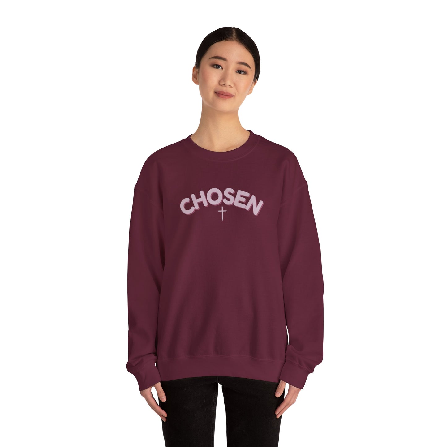 Chosen Cross Crewneck Unisex Sweatshirt