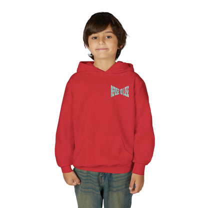 Youth Hoodie – “Refuse to Lose” Melting Baseball Graphic Hoodie