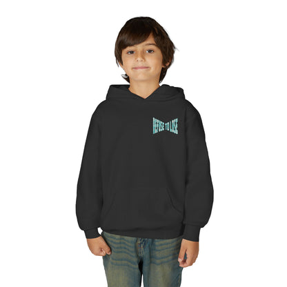 Youth Hoodie – “Refuse to Lose” Melting Baseball Graphic Hoodie