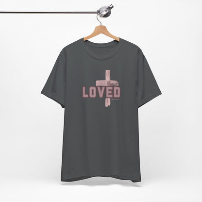 Loved John 3:16 Cross Unisex Tee