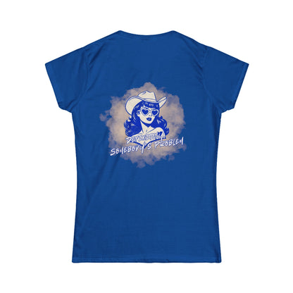 Women's Tee - "Definitely, Somebody's Problem" - Cowgirl Pinup Tee