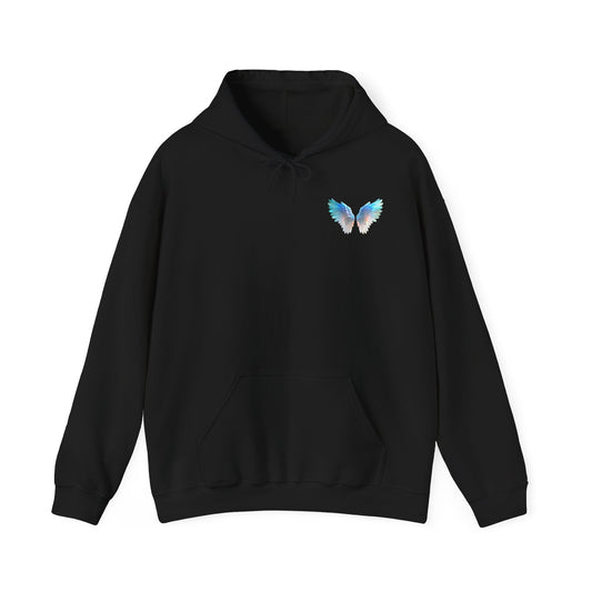 Psalm 91:4 Angel Wings Hoodie