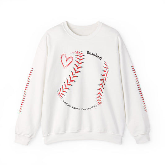 Baseball Mom Sweatshirt - "Baseball - is not just a game; it's a way of life"