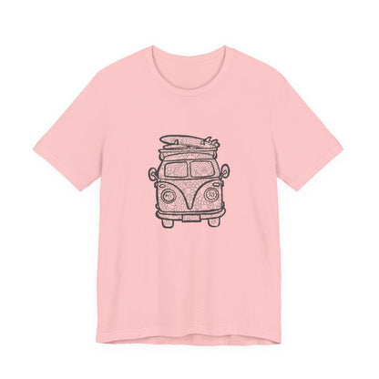Vintage VW Mandala Surf Van T‑Shirt