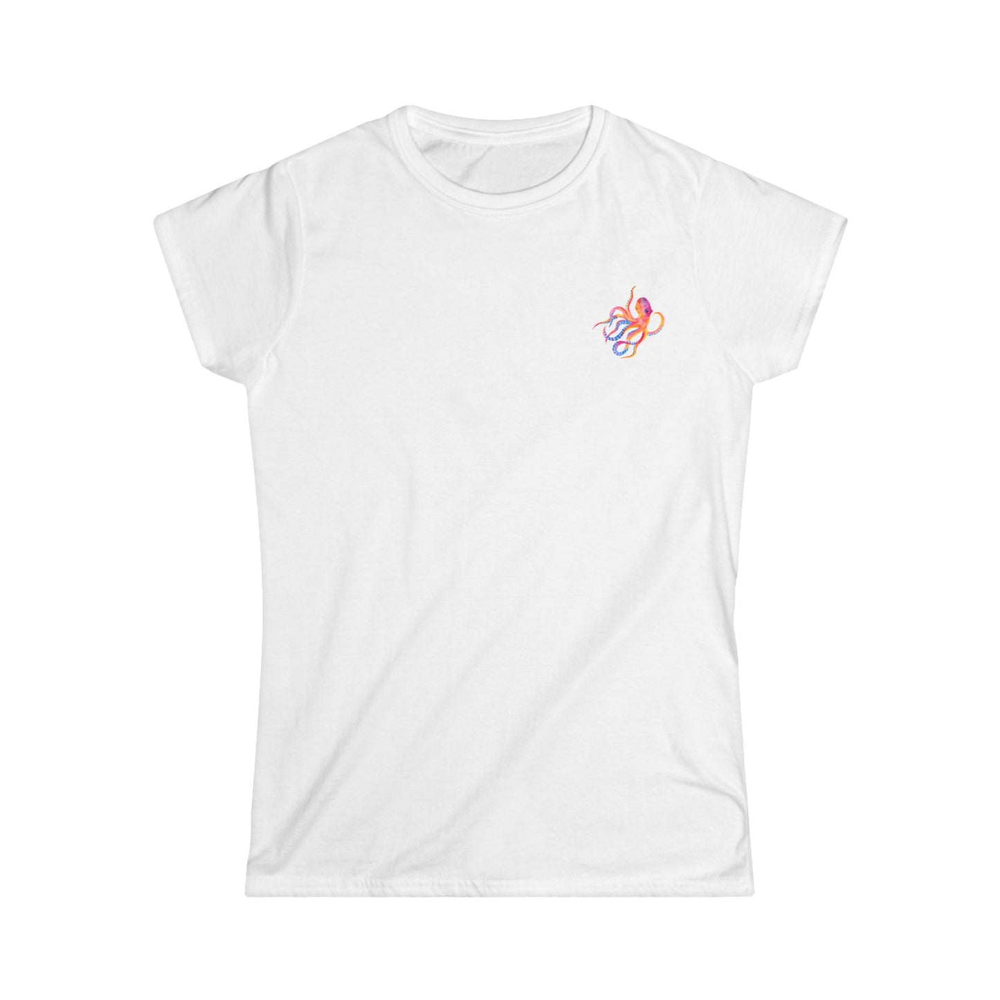 The Ocean Is Calling Women's Tee — Colorful Octopus T-Shirt