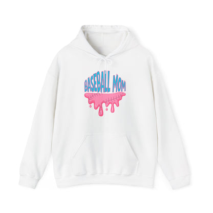 Baseball Mom Bubblegum Drip Hoodie
