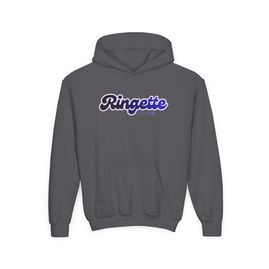 Ringette est 1963 - Youth Hoodie Bubble Logo