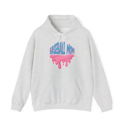 Baseball Mom Bubblegum Drip Hoodie