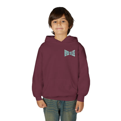Youth Hoodie – “Refuse to Lose” Melting Baseball Graphic Hoodie