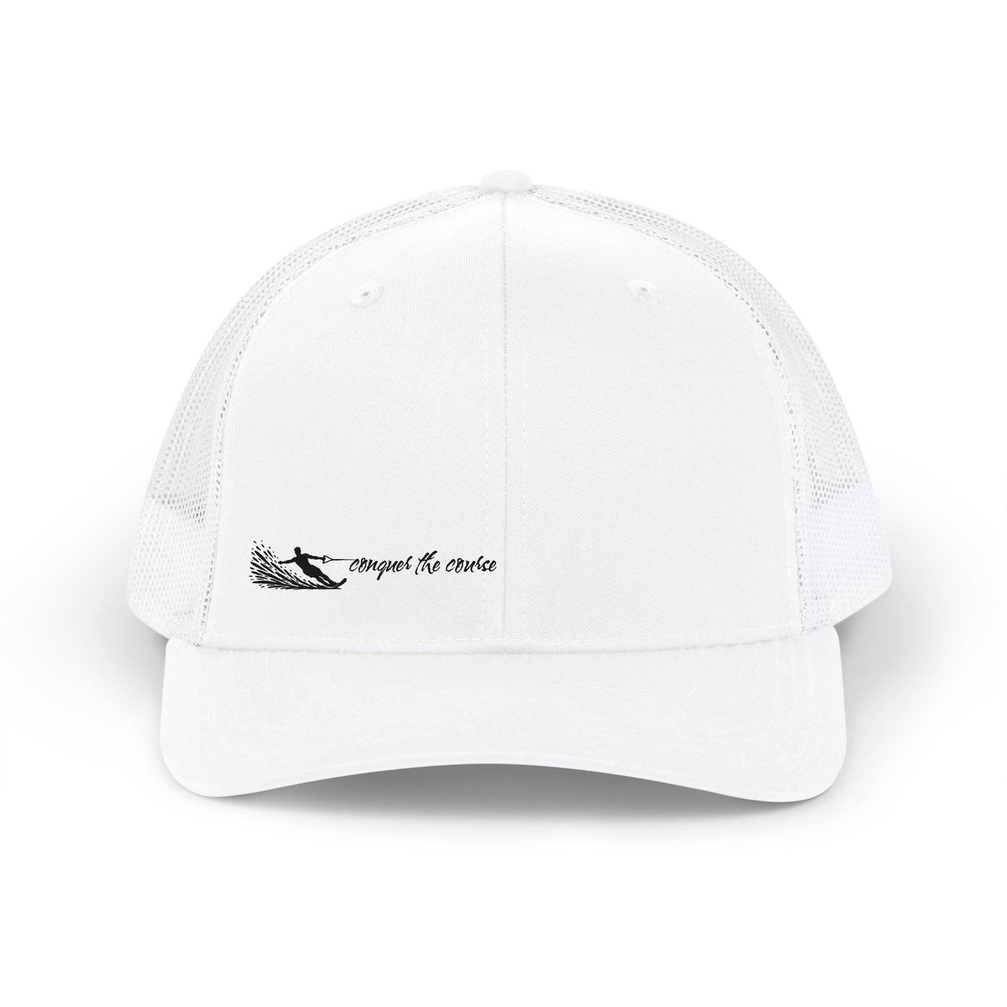 Conquer the Course - Male Waterskier Trucker Cap