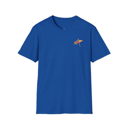 Skeleton Surfer, "Life's a Wave Catch It" Unisex T-Shirt