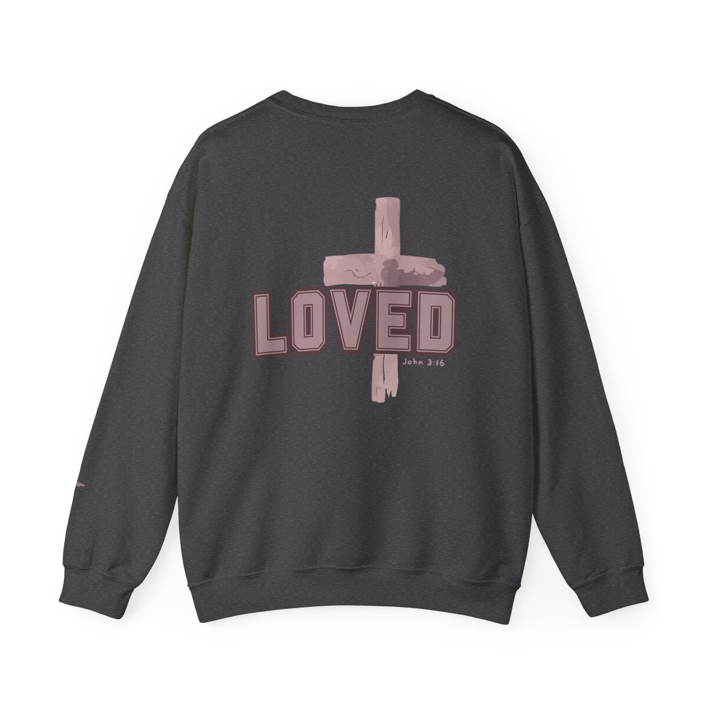 LOVED John 3:16 Unisex Crewneck Sweatshirt