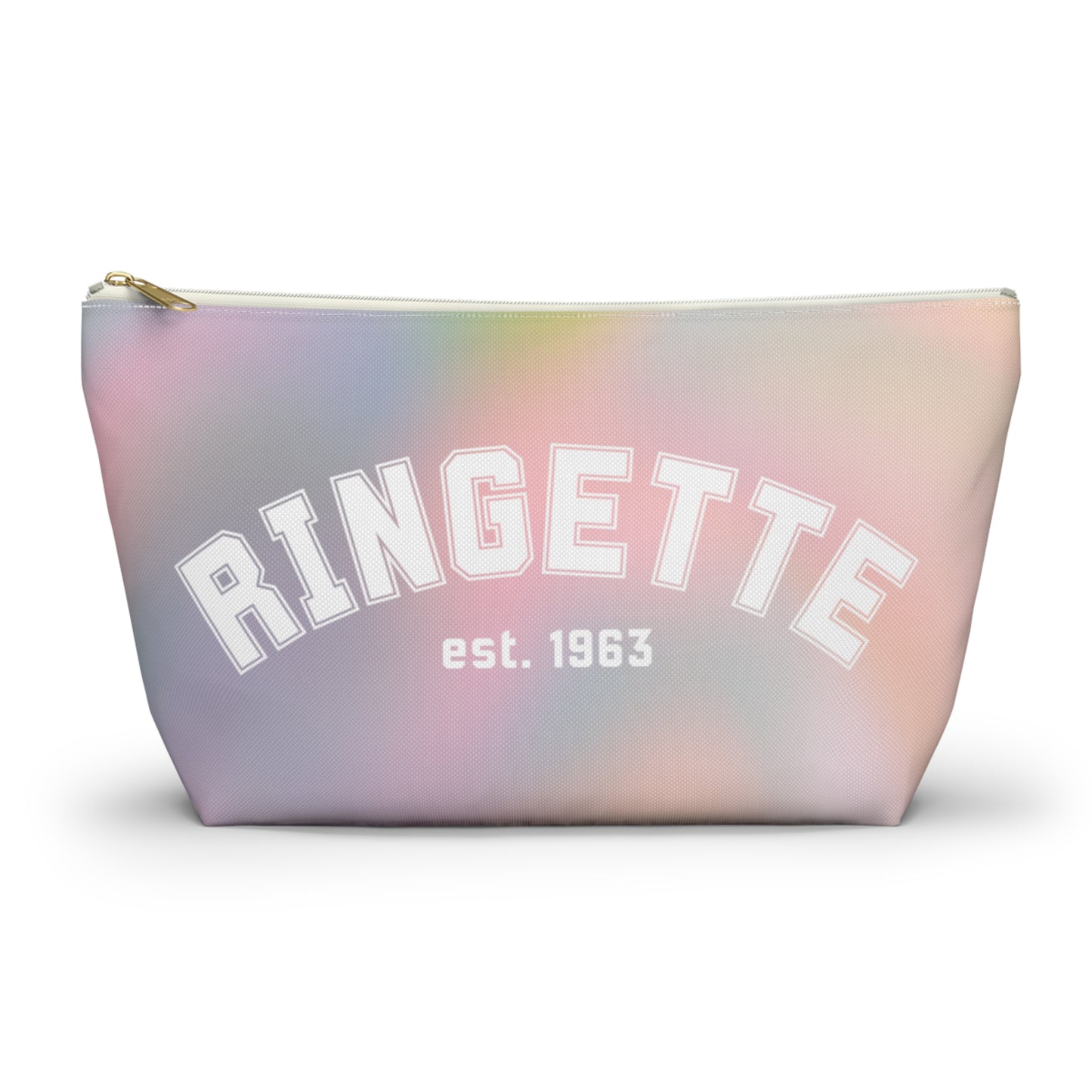 Ringette Accessory  and Cosmetic Bag — Pastel T-Bottom Toiletry and Accessory Bag