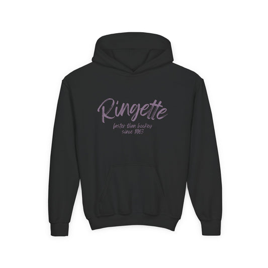 Ringette - Faster Than Hockey Since 1963 - Youth Ringette Hoodie