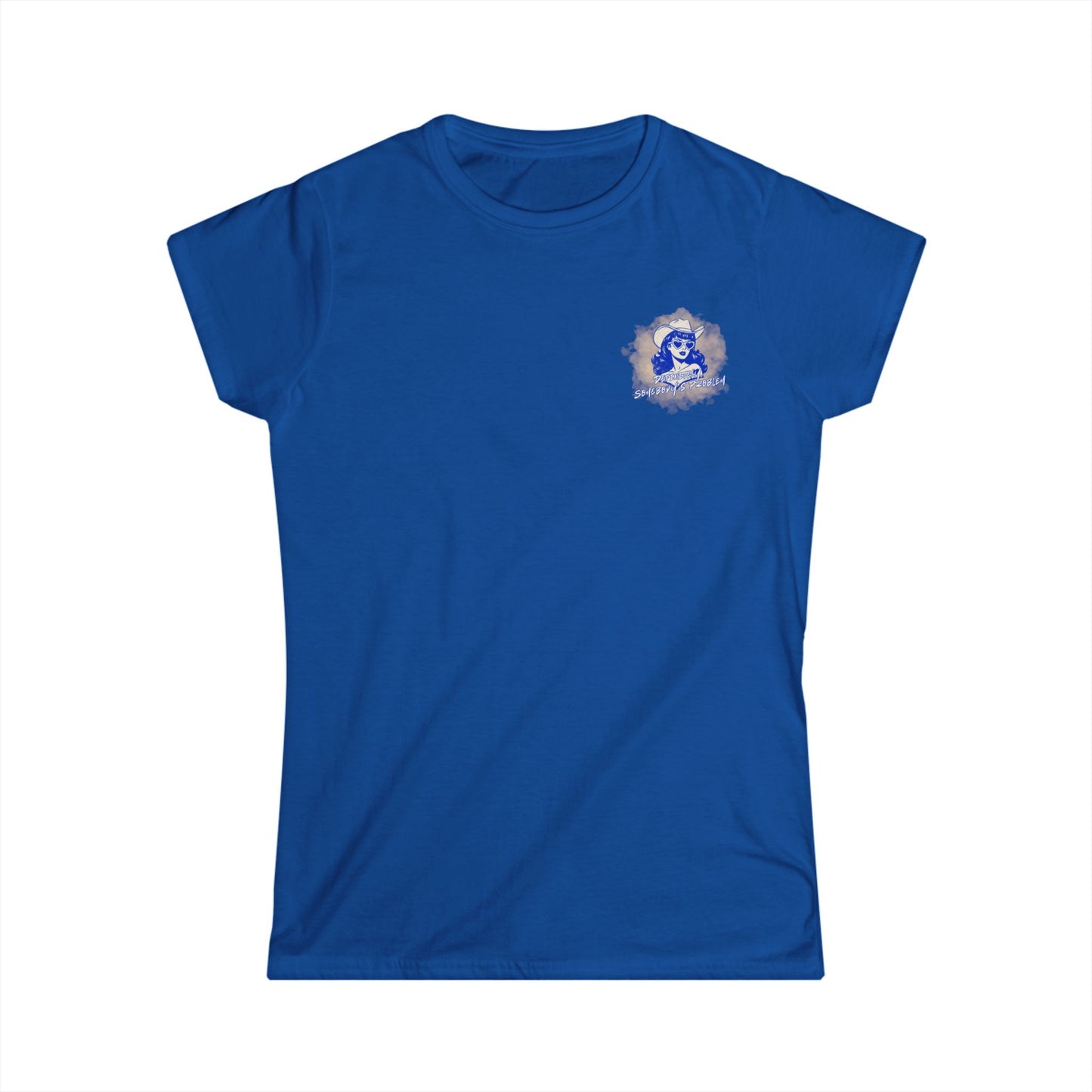 Women's Tee - "Definitely, Somebody's Problem" - Cowgirl Pinup Tee