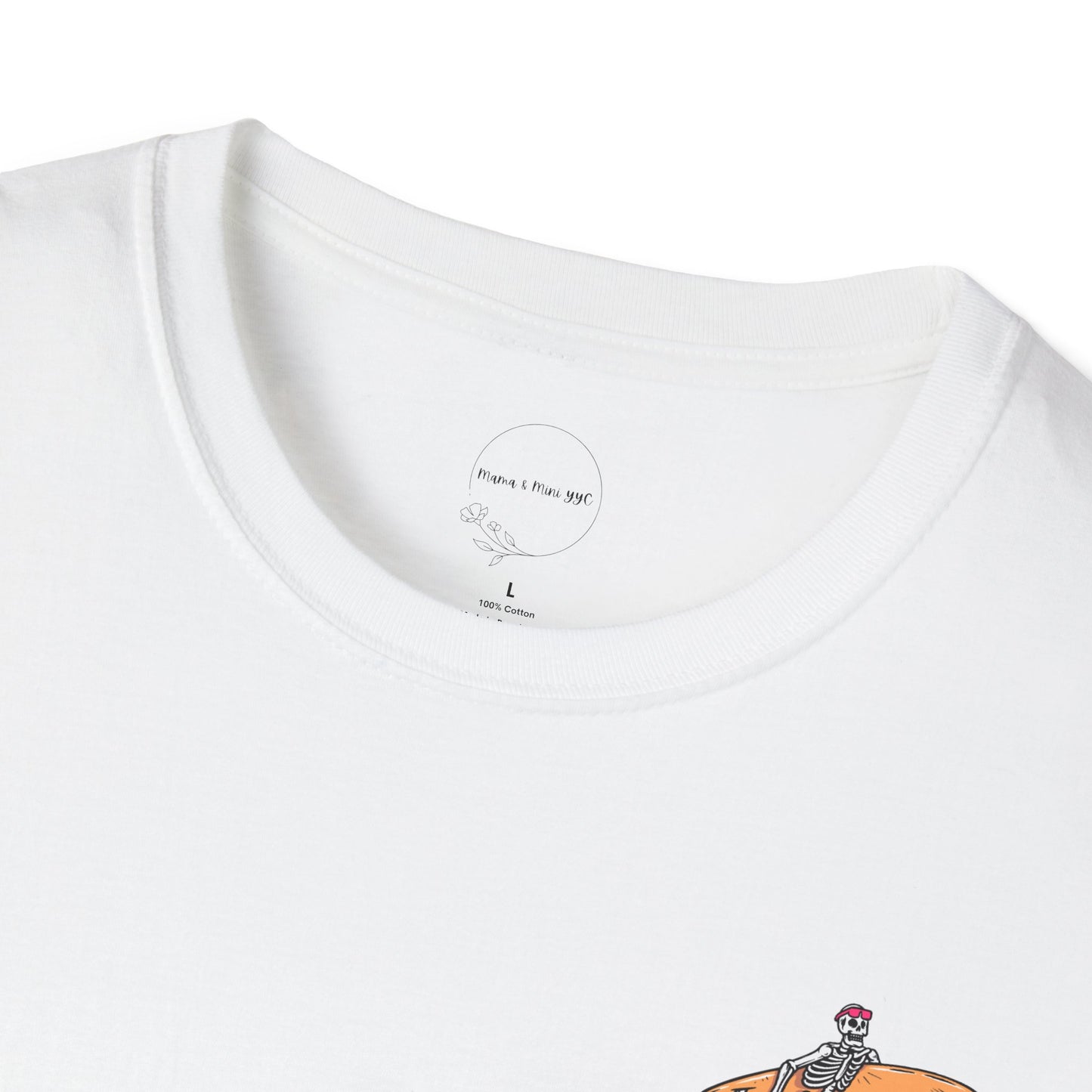 Skeleton Surfer, "Life's a Wave Catch It" Unisex T-Shirt