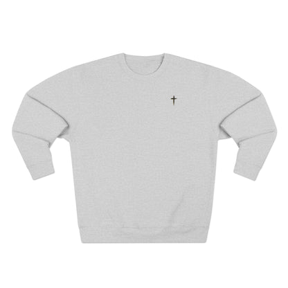 Christian Cross Crewneck Sweatshirt — Galations 5:22-23 Scripture