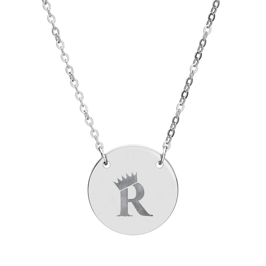Limited Edition: Calgary Royals Engraved Circle Necklace