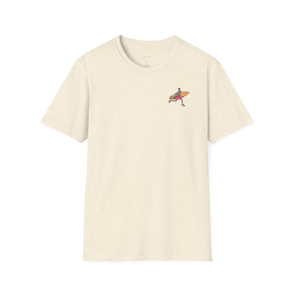 Skeleton Surfer, "Life's a Wave Catch It" Unisex T-Shirt