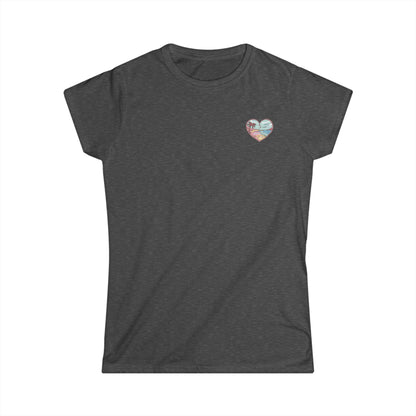 'Stay Wild, Ocean Child' Heart Women's Tee