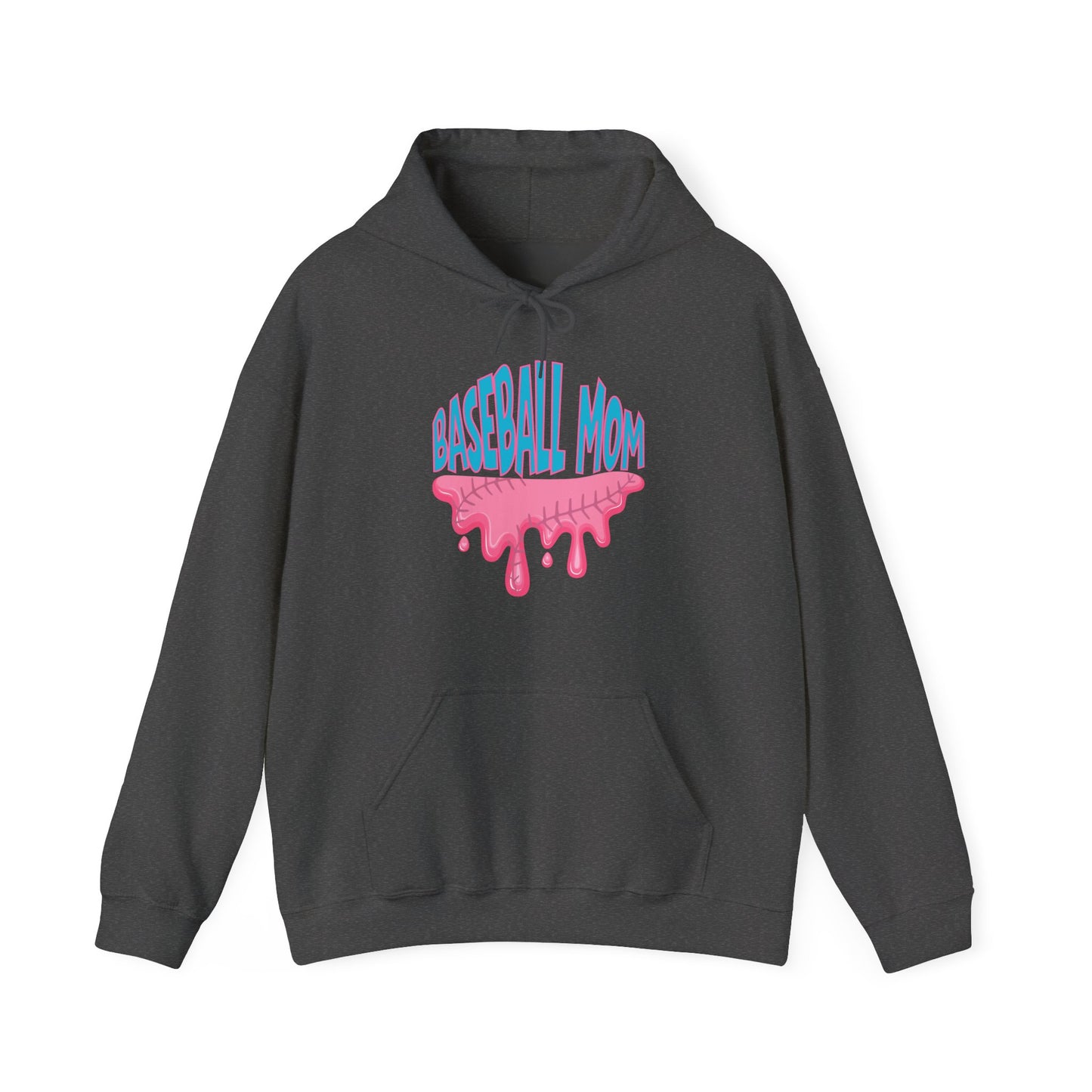Baseball Mom Bubblegum Drip Hoodie